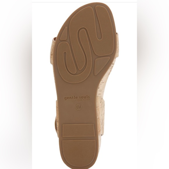 Gentle Souls by Kenneth Cole Gianna Natural Cork Sandals - Picture 6 of 12
